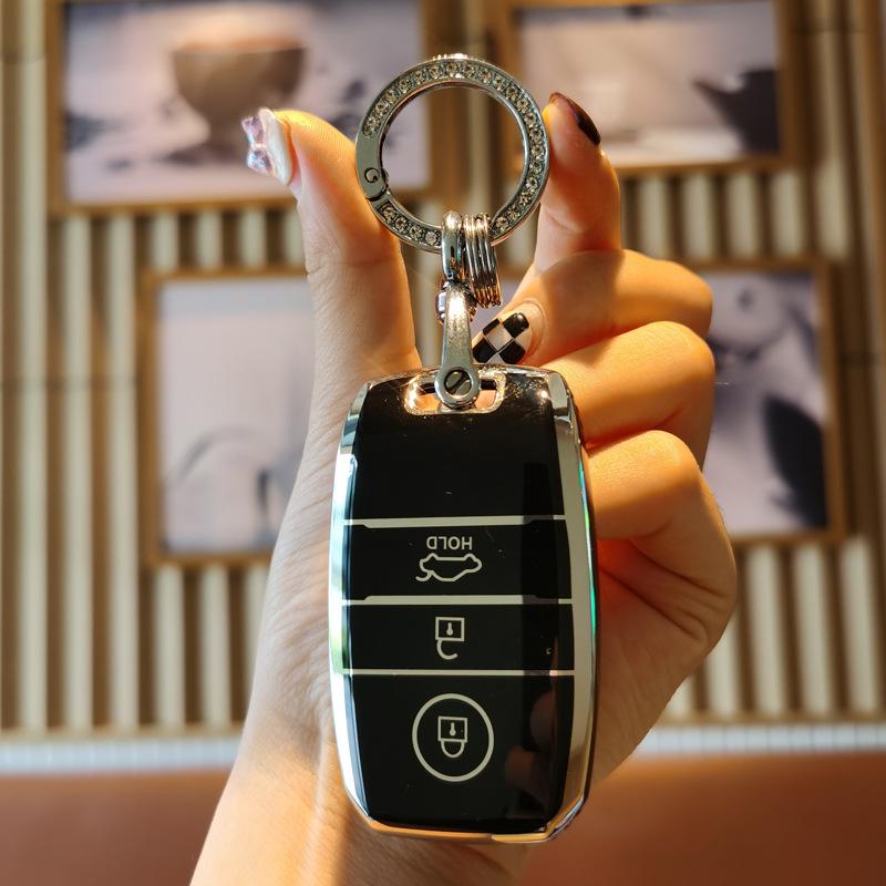 Premium Key Cover for Kia Models (K3, Sportage, K5, Seltos, KX3, K4, KX5, Niro, Carens)