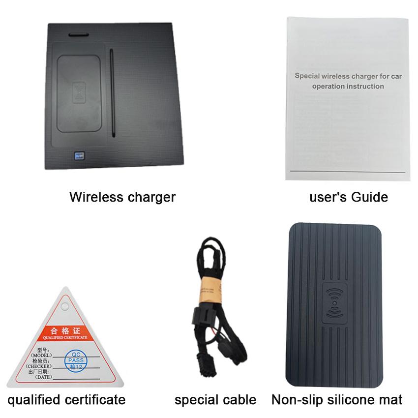 

Новый! Автомобильное беспроводное зарядное устройство для Honda CR-V CRV 6th 2025 2024 Аксессуары для интерьера Специальный мобильный телефон Быстрая зарядка Панель