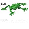 Creative 3D Printed Animal Frog Ornament, Movable Joint Figurine, Stress Relief Simulation Appearance Toy, Desktop Decoration, for Kitchen