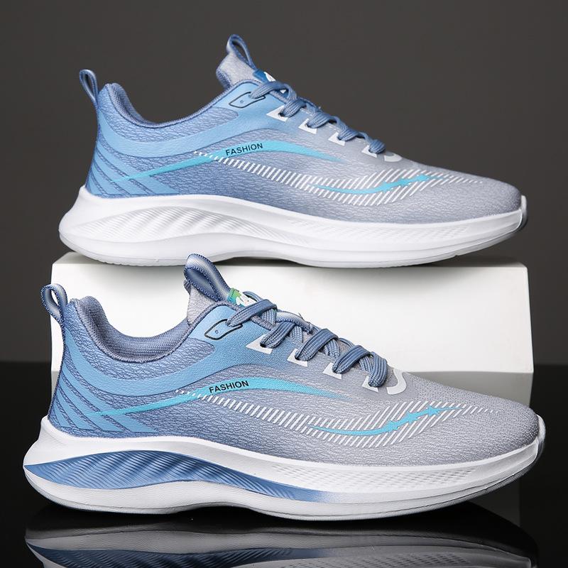 Sports and Leisure Men's Shoes Summer Low-top Mesh Breathable Sports Shoes Running Shoes Fashionable Versatile Men's Casual Shoes