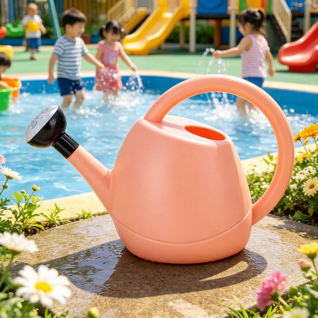 Kids Watering Can Garden Bucket 1.5L Boys Girls Sprayer for Potted Plants Flower Bed Lawn