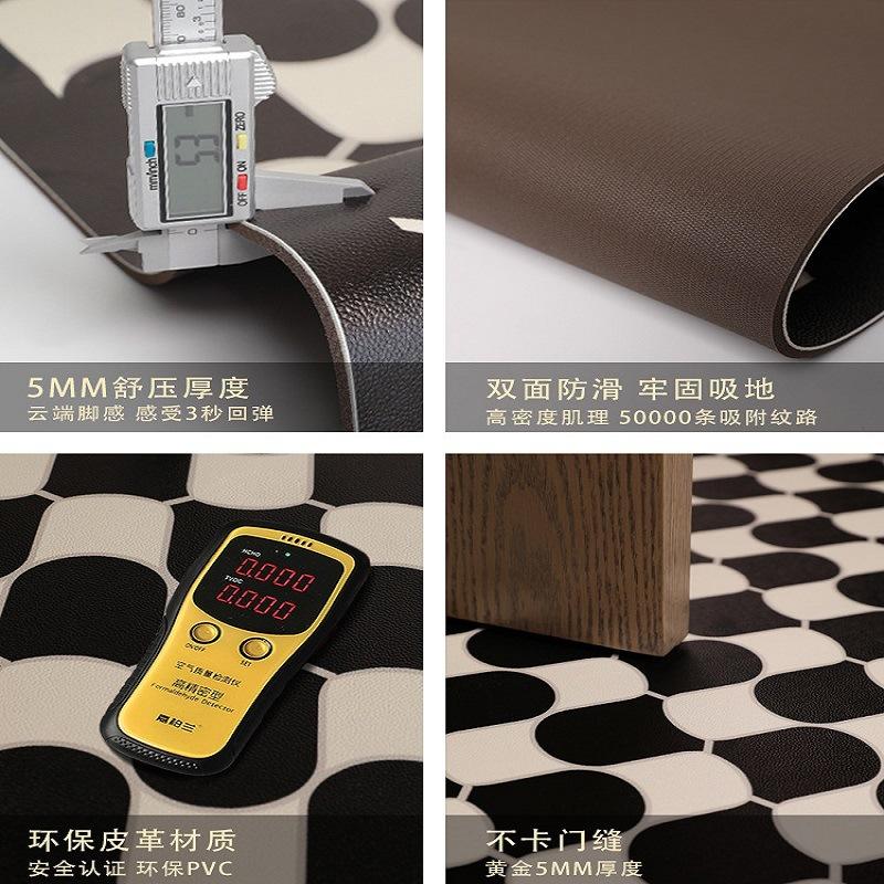 Leather Floor Mat Entry Door Mat Entry Door Mat Door Mat Door Waterproof Foot Pad Pvc Entry Anti-Skid Porch Carpet Household