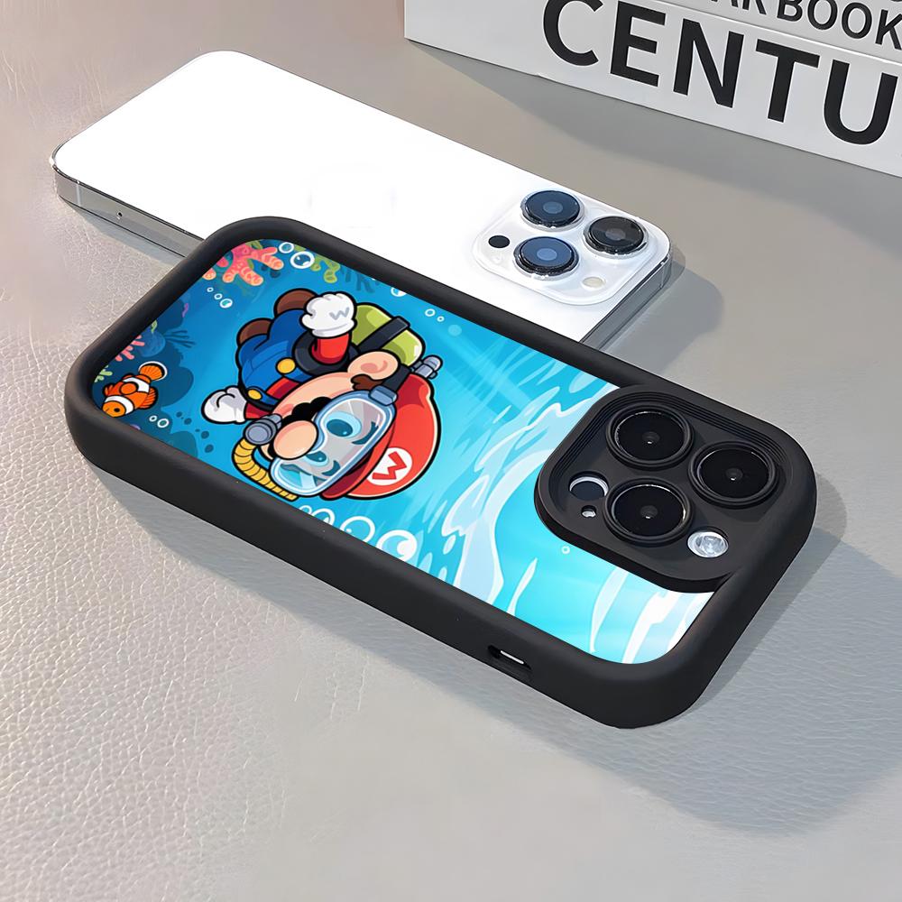 Game Super Mario Phone Case For IPhone 17 Pro Max 15 Pro 16 14 Plus 12 13 Mini 11 Pro Shockproof Soft Cover
