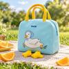 Reusable Lunch Essentials for Adults Yellow Duck Insulated Bag, Durable Waterproof Oxford Cloth Thermal Lightweight Travel Meal Carrier Tote,