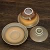 130ml Chinese High-end Ceramic Tea Tureen Master Teacup Handmade Gaiwan Travel Portable Tea Bowl Household Teaware Accessories
