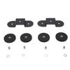 2PCS Magnet Light Bar Mounts with Rubber Protection No Drilling Stainless Steel Universal Mounting Bracket for LED