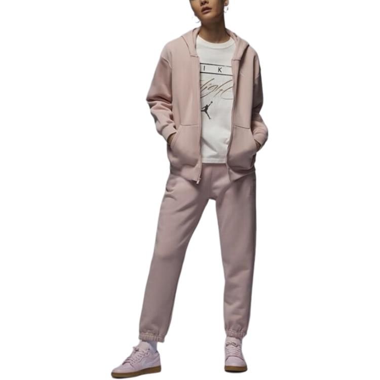 Jordan FW24 Casual Sports Fleece Hoodie Women Hoodies Pink FV7168-601