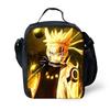Naruto Anime Print DIY Lunch Bag Office Workers School Kids PVC Insulated Shoulder Tote