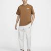 Nike Sportswear Logo Design Casual Round Neck Short Sleeve T-Shirt Men T-Shirts Light-British-Brown FV3759-281