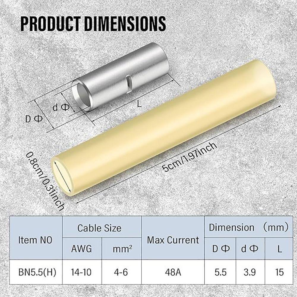 Wasserdichtes Drahtverbinder-Set Wetterfester Unterirdischer Spleißverbinder Doppelwandige Schrumpfschläuche