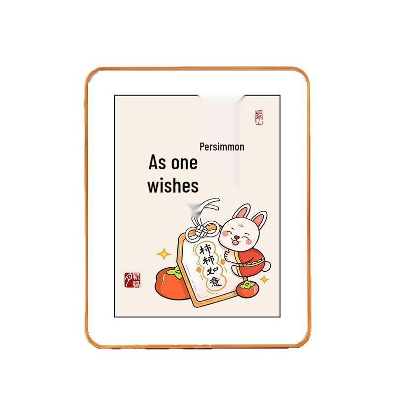 Annual Good Luck & Peace Photo Frame: Child’s Persistence Ornament for Study/Office Desktop