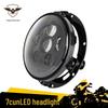 7-Inch LED Harley Headlight & Bracket Set for Jeep Wrangler