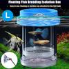 Floating Fish Breeding Isolation Box With Suction Cups 270Fahrenheitlowing Water Propagation Separate Parent And Baby Fishes