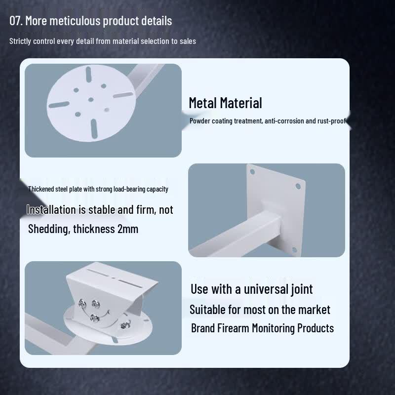 Heavy-Duty Universal Wall Mount Surveillance Camera Bracket