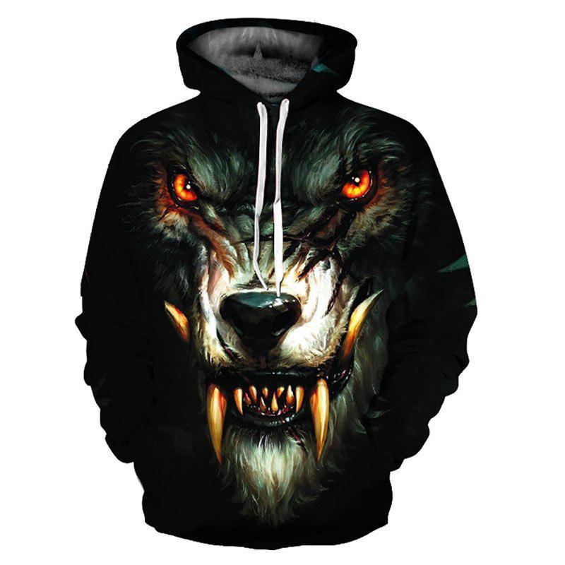 Jungen Mädchen 3D Löwe Tier Hoodie Sweatshirt Pullover Kapuzenpulli Jumper