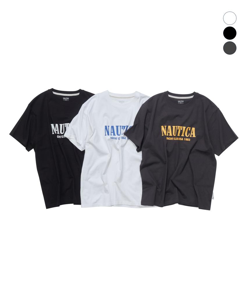 NAUTICA Yacht Club Schriftzug T-Shirt (3 Farben) Nts5626