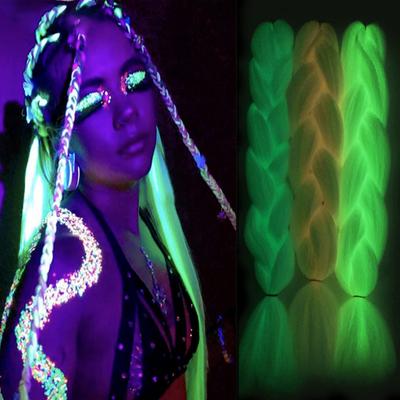 Luminous Braid Realistic Shining In The Smooth Glowing Anti-slip Long Dark Decorative Role-playing Prop Synthetic Jumbo Dirty