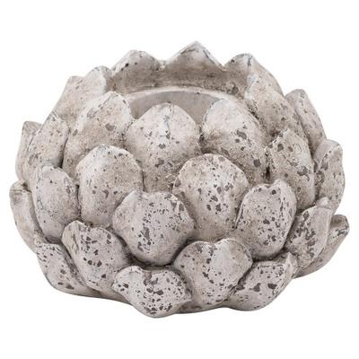 Stone Effect Acorn Candle Holder