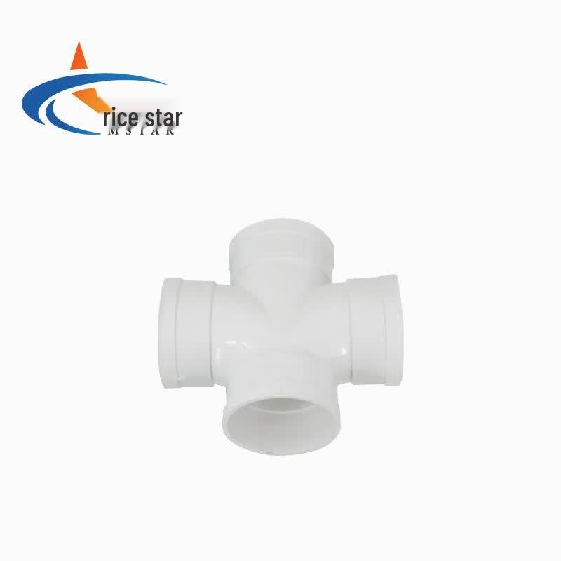 MSTAR PVC Drainage Pipe Cross Tee