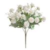 Artificial Flowers Silk Embroidered Ball Home Festival Party Room Vase Table Wedding WreathAutumn Decora Bridal Bouquet Diy Gift