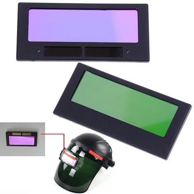 Lente de soldagem com escurecimento automático ABS acessório infravermelho bateria solar com abajur