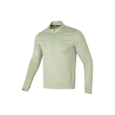 Solid Color Stand Collar Long Sleeve Training T-Shirt Men Tops Green FQ2495-361