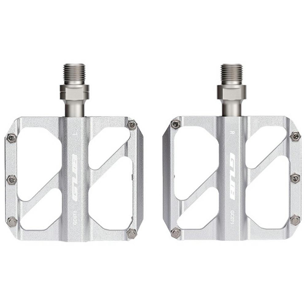 GUB GC071 GZ 1 Pair Aluminum Alloy Pedals Anti Slip Triple Bearing Pedals with Hex Wrench for Mountain/Road Bike