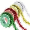 Wire Garlands Tinsel Ribbon Colorful Ribbon for DIYs Craft Bows Gift Wrapping