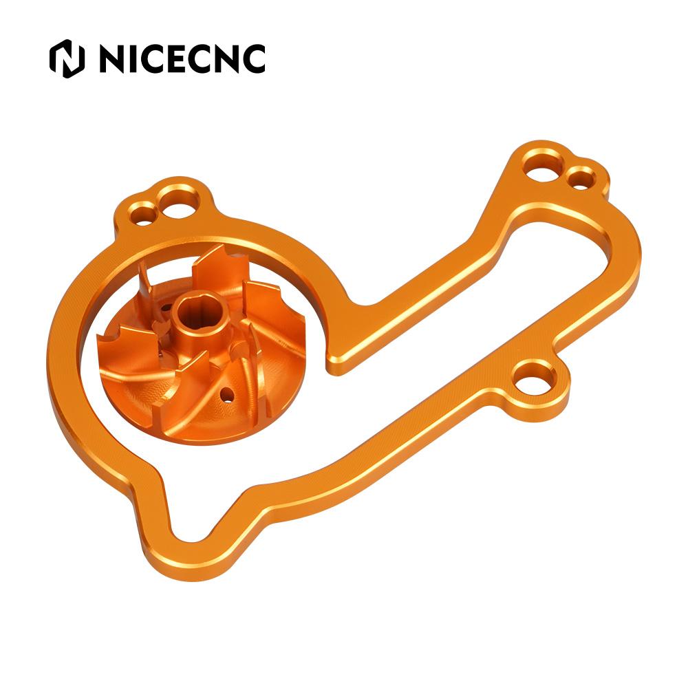 NICECNC Water Pump Cover & Water Pump Impeller Cooler Kit For KTM EXC 250F EXCF 350 2017-2022 SXF 250 XCF 250 350 2016-2022