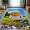 Cute Minions cartoon Living Room Non-Slip Area Rug Soft Carpet for Bedroom Kids Playroom Sofa,Home Decor Doormat Gift
