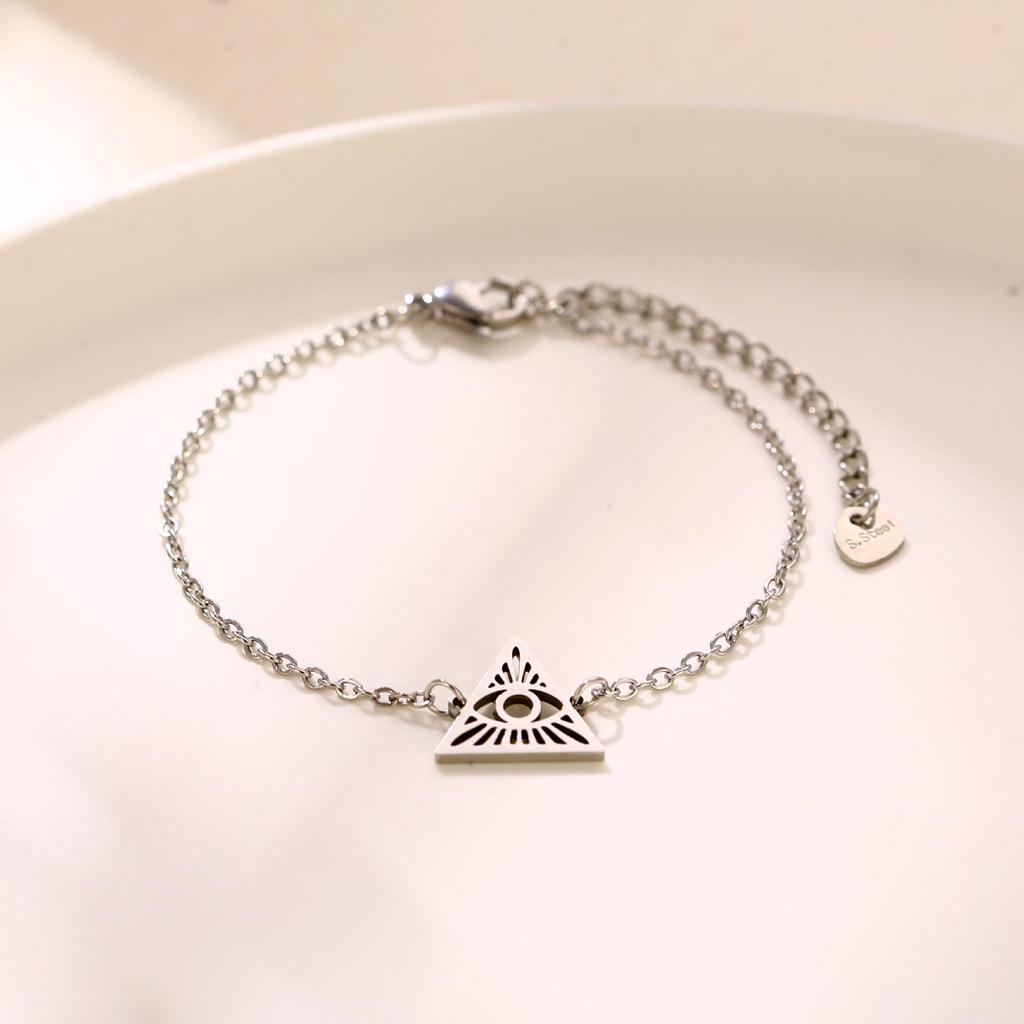 Stainless Steel Animal Fruit Bracelet - Kitten, Puppy, Strawberry Design