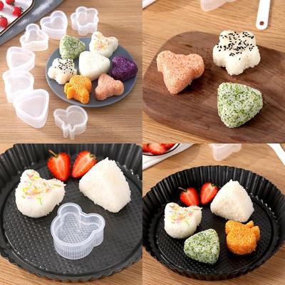 1set Kitchen Accessories, Sushi Mould, Triangle Mould, Sushi Machine Mould, Sushi Tool Onigiri, Rice Ball Bento Machine Mould