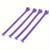 4Pcs Adjust Silicone Wine Glass Dishwasher Goblet Holder Safer Stemware Saver Utensils Saver Wine Glass Clip Washing Assistant