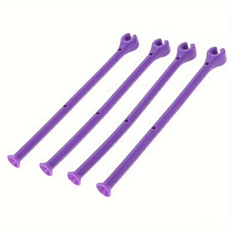 4Pcs Adjust Silicone Wine Glass Dishwasher Goblet Holder Safer Stemware Saver Utensils Saver Wine Glass Clip Washing Assistant