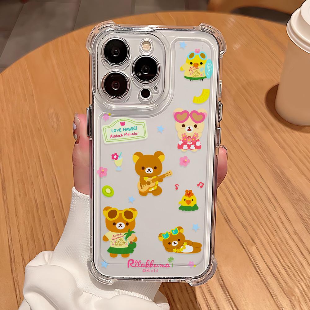 Rilakkuma Phone Case For vivo V40 V30 V29 V27 V27E V25 V23 Y02 Y76 Y38 Y28 Y03 Y17s Y19S Y78 Y36 Y27 Y35 Lite Pro 4G 5G