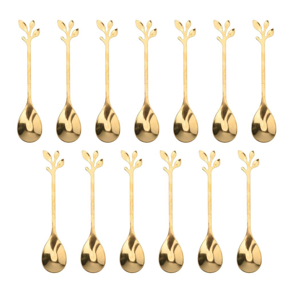 Casual Meals 12*2.5cm Stainless Steel Spoons Coffee Dessert Spoons Versatile For Any Occasion Easy To Clean Spoons