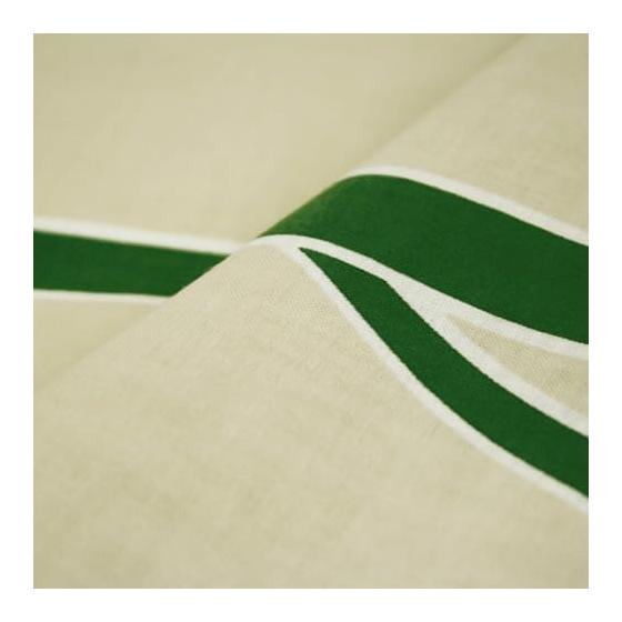 Sen no Anbo Tenugui 'Hitotsubu Midori' - Hand-dyed 100% Cotton, Tokuoka Fabric, Made in Japan, 35cm x 100cm - Elegant Modern Design with Curving