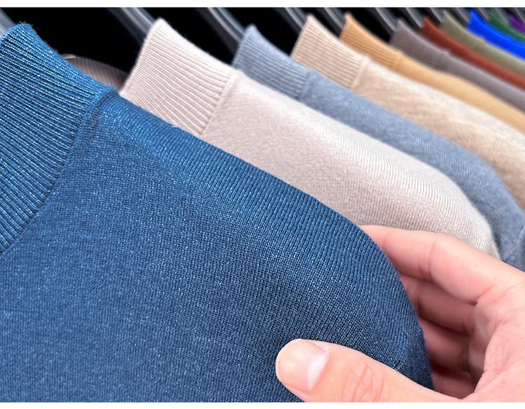 17-Farben Pullover mit halbem Stehkragen - Premium 16-Gauge Imitation Wolle Kaschmir, Selbstbewusst empfohlen