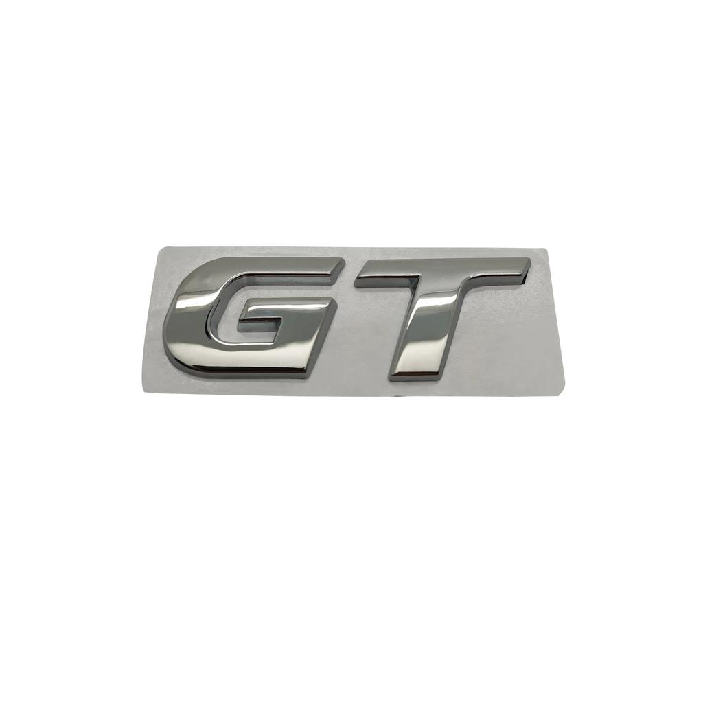 GT Logo 3D Chrome Metal Car Rear TruGT SPORT Badge Emblem Sticker for Volkswagen VW Polo Passat B5 B6 B7 Golf Jetta Touareg Bora H22