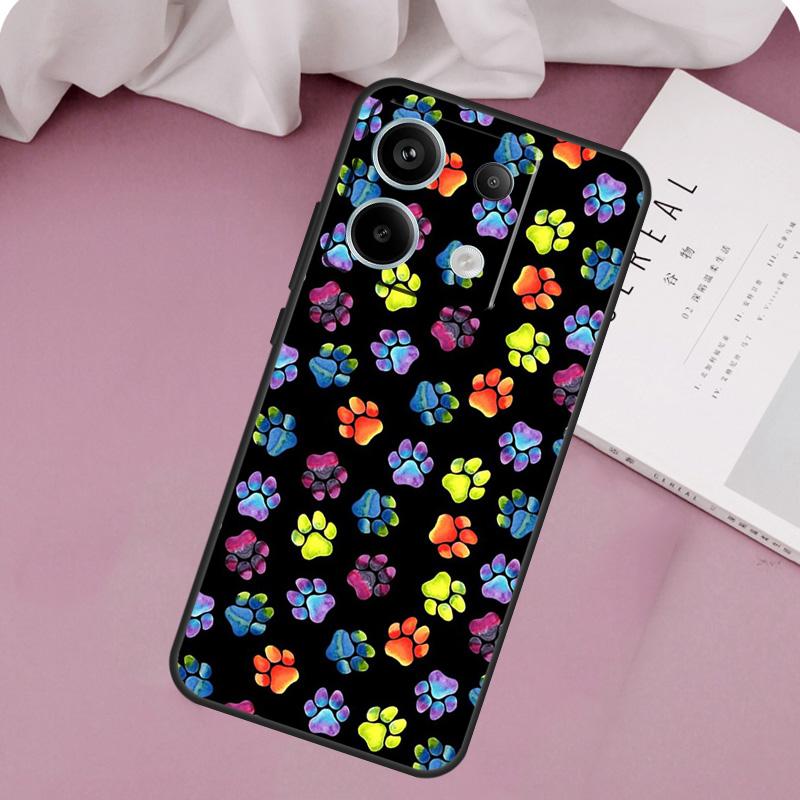 

Чехол с цветным рисунком лапы собаки для Xiaomi Redmi Note 14 13 12 11 10 9 15 Pro Plus Redmi 15C 14C 10C 12C 13C 15 Redmi Note 10 Pro