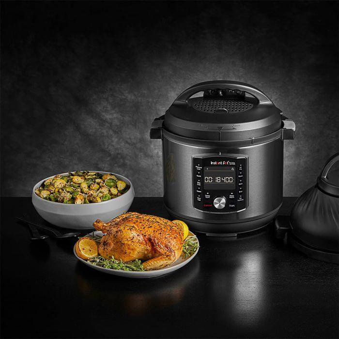 Electric Multi-Cooker Instant Pot Pro Crisp 11-in-1 - Stainless Steel Black, 1500 W, 7.6 L - Instant Pot