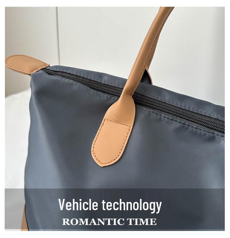 Bolso Tote Casual de Moda de Tela Oxford - Gran Capacidad, Bolso Versátil de Un Solo Hombro para Principios de Otoño