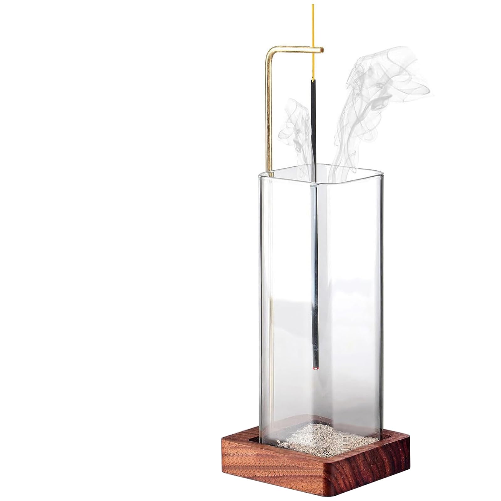 

BNEOMR Incense ash easy to glass incense hanging walnut glass incense holder with walnut BLZXL598756 holder, prevention, clean, holder, type, holder,