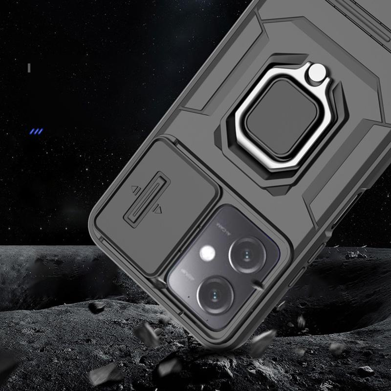 For Xiaomi Redmi Note 12 5G Case Shockproof Armor Car Holder Ring Phone Cover For Redmi Note12 5G Camera Lens Protection Fundas