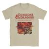 Dungeons  Dragons Base Set Red Logo T Shirt Summer Cotton T Shirts For Unisexs Novelty Casual Tee Shirt Short Sleeve Clothes