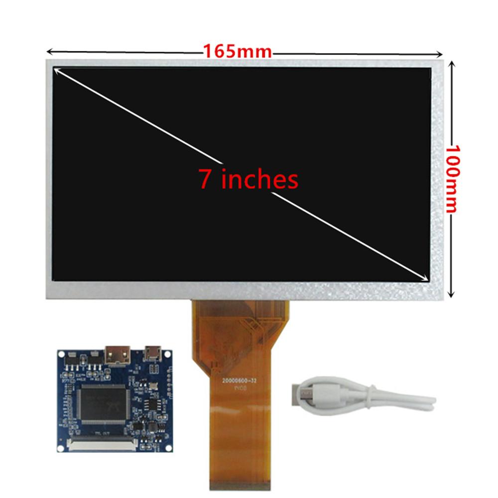 7-inch AT070TN94 LCD display monitor 800*480 HDMI driver control board universal display module compatible Raspberry Pi,Banana Pi,Orange Pi laptop