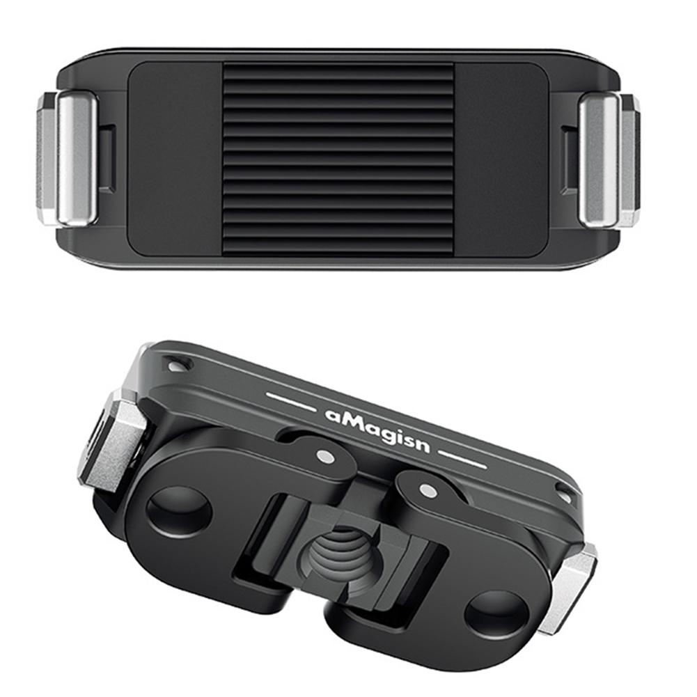 Kamera-Erweiterungshalterung mit 2-Zacken & 1/4-Gewinde Kamera-Schnellwechselbasis Erweiterungsadapter für DJI OSMO Action 5 Pro/4/3