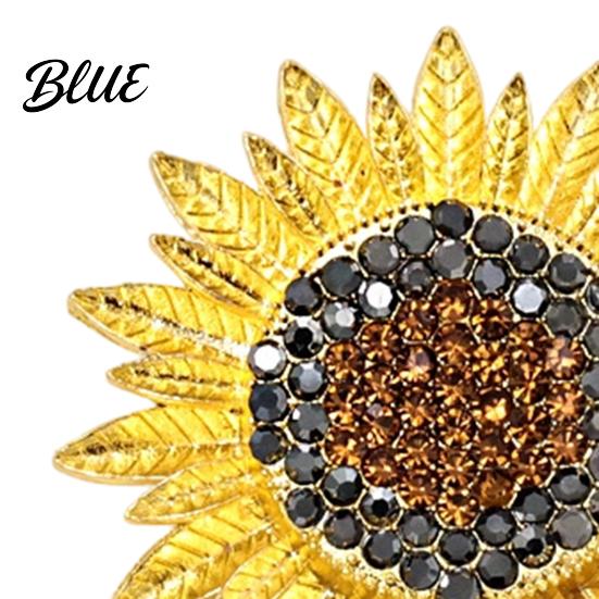 Flower Accessory Brooch Pin Large Sunflower Design Lapel Pin