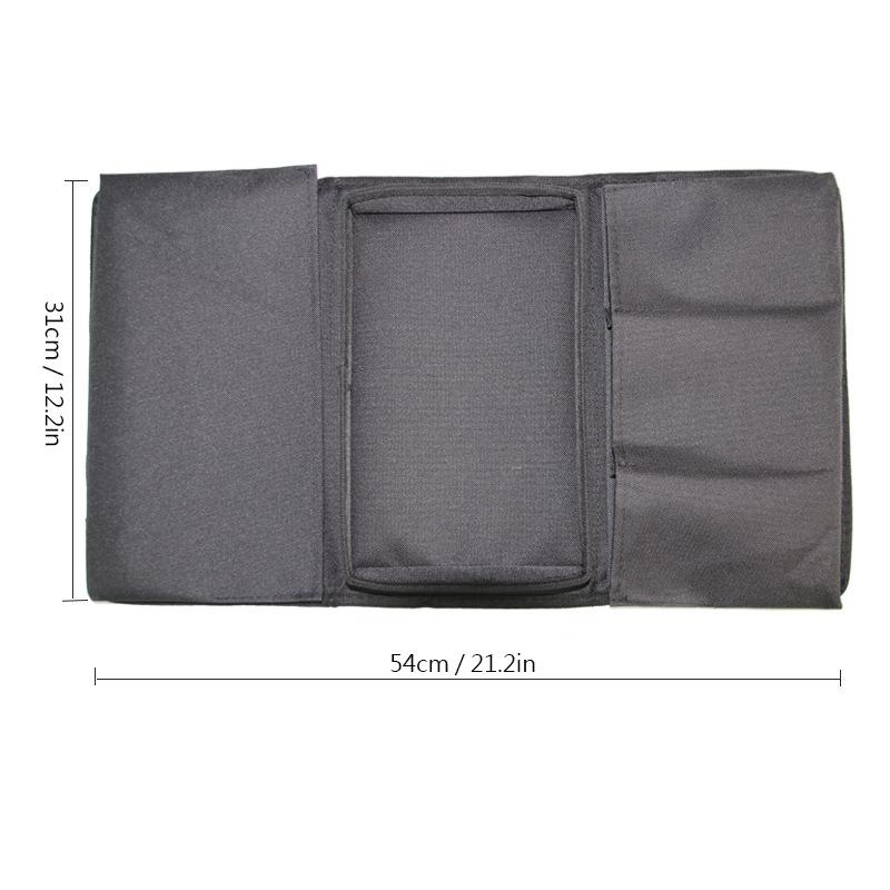 Sofa Storage Bag Living Room Sofa Armrest Organizer for TV Remote Control Cellphone Hanging Coffee Cup Tissue Storage Tray