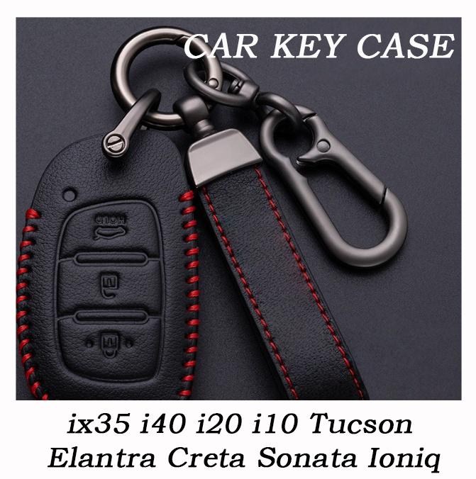 3 Button Soft Car Key Case For  Ix35 I40 I20 I10 Tucson Elantra Creta Sonata Ioniq Accent Creata Smart Remote Fob Cover